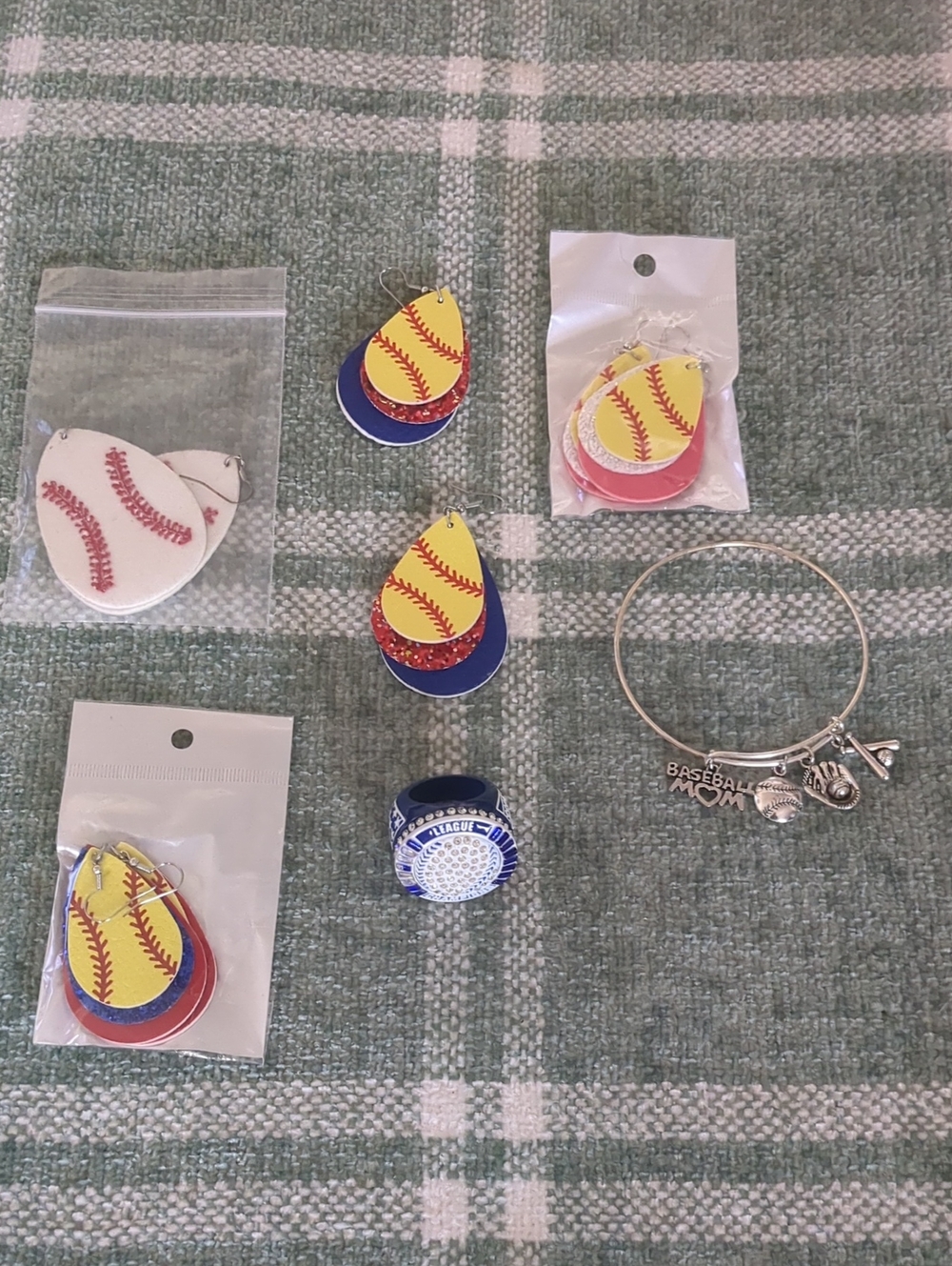 Baseball Mom Jewelry 6 Piece Set⚾